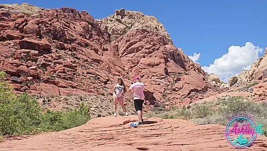 Kamera arkası fotoğraf çekimi - Red Rock Canyon'da Ashley