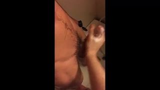 Me surprise milk Powerman666 in the shower - post cum tease