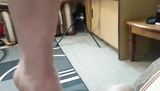 Поцелуи и прелюдия с моей пухлой мачехой
