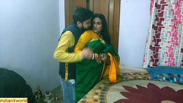 Indian teen boy has hot sex with friend's sexy mother! Hot webseries sex