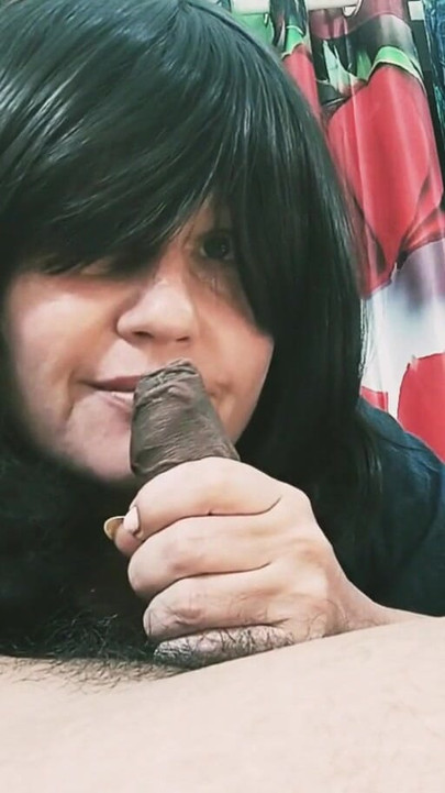 Detik yang menyeronokkan dari "ibu tiri saya mahu menghisap batang saya lagi - blowjob"