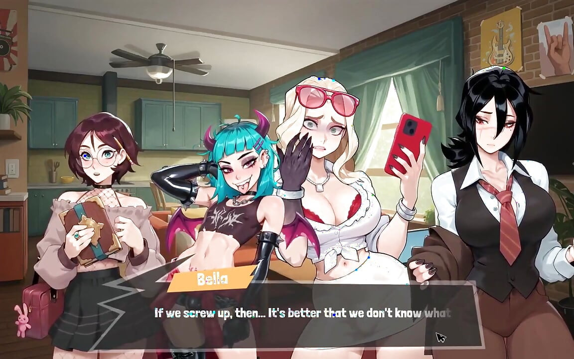Femboy Futa House Futanari Hentai Game Ep.8 My Roomate Sucked Me in the University Glory Hole!
