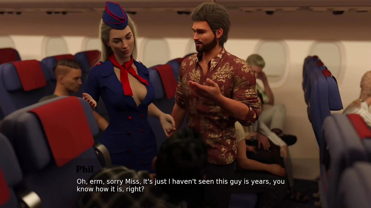 Stepmom Flirt with Cafe Guy While Stepdad with Flight Attended - Naughty Neighbors - E02