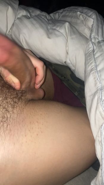 Jerking my cock to I cum