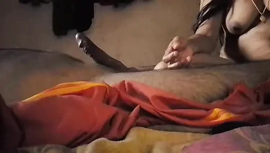 Indian village girl having sex with her husband at home