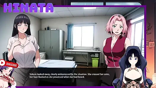 HINATA and SAKURA, chatting quietly. Shinobi Secrets EP 11