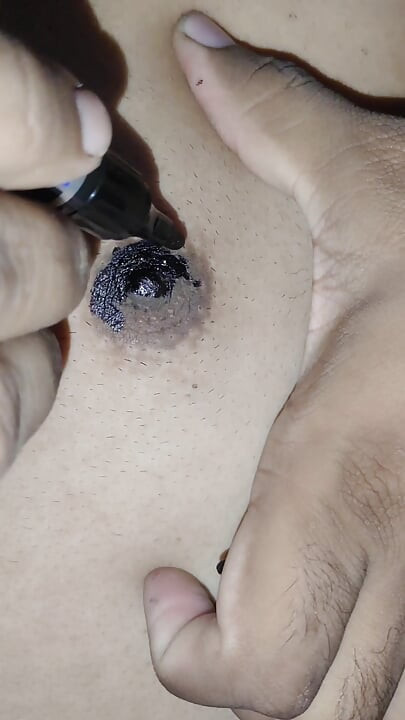 black inked redhead penis and nipples
