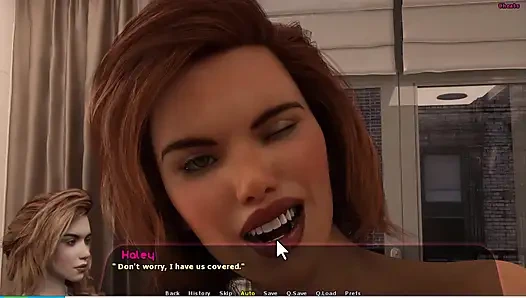 Haley hikayesi #15 - Johannes Haley'i sert sikiyor... Haley ve Johannes yürüyüşe çıktı ve Haley sıska yüzmeye gitti.