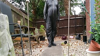 चमड़े का Gimp Suit