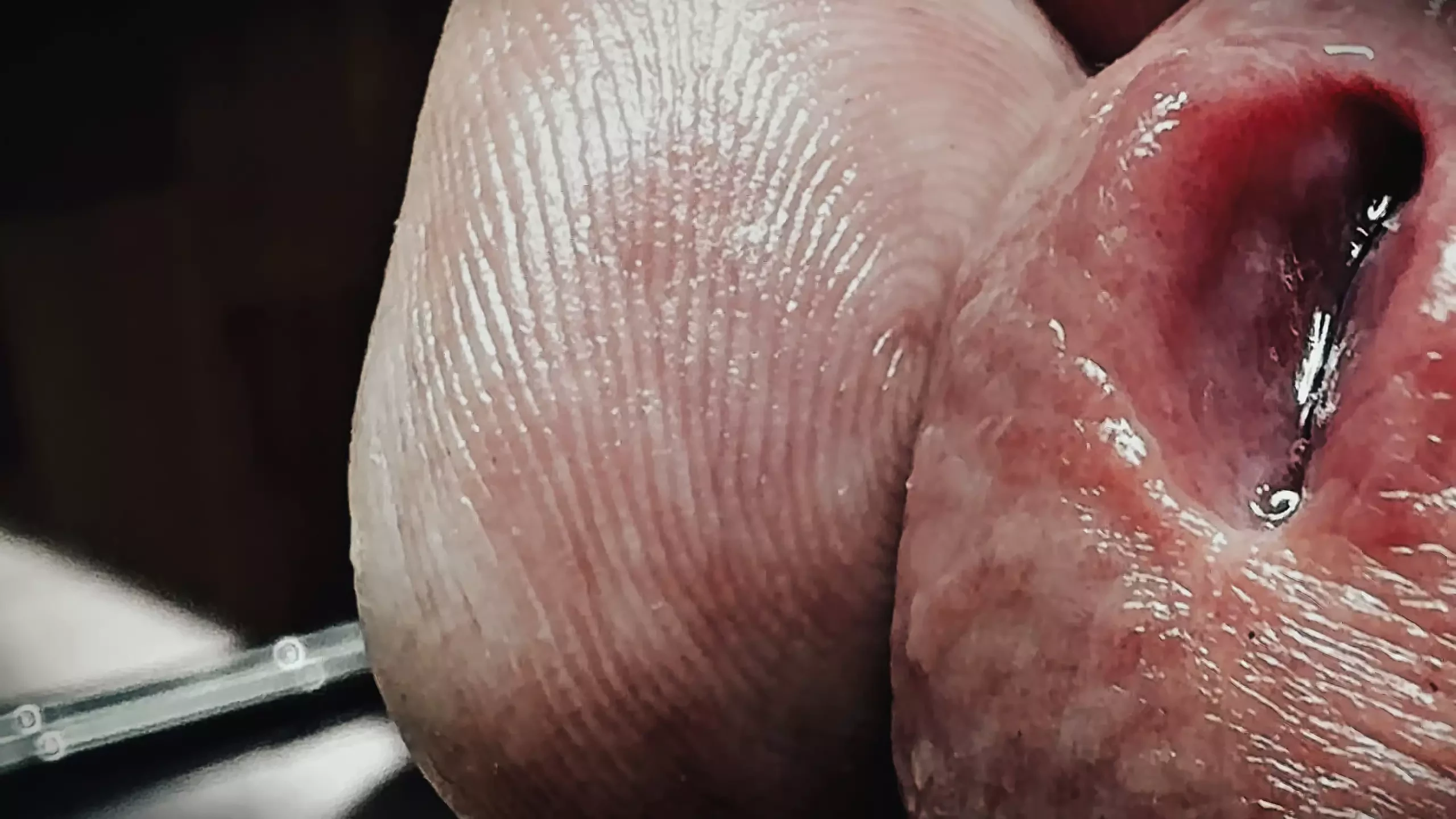 Sleepy cock gets masturbated and cumshot