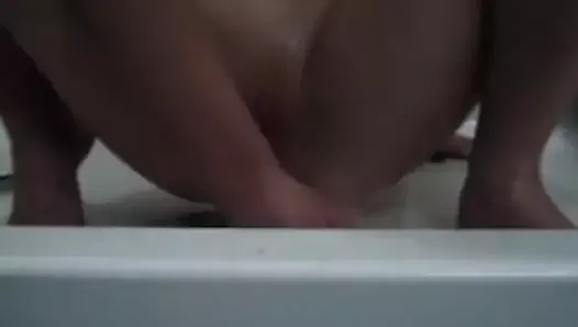 Step Mom Masturbates in the Shower with Shampoo Bottle