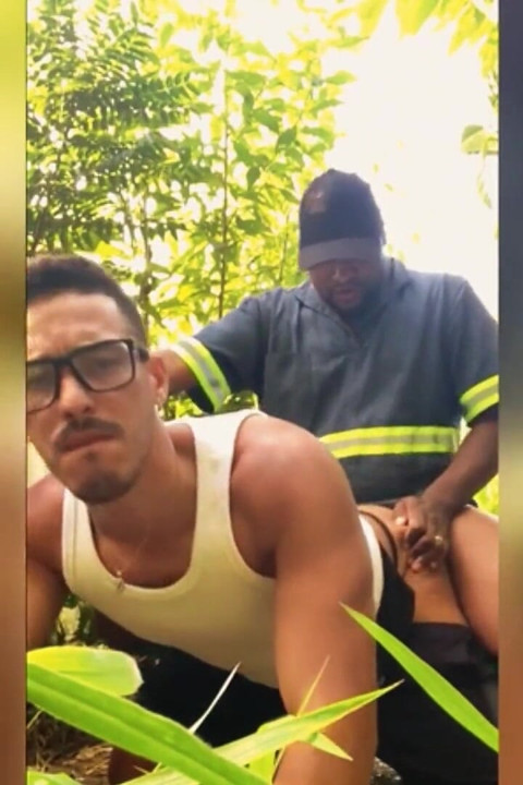Workers Eating Colleague's Ass and Cumming in His Mouth