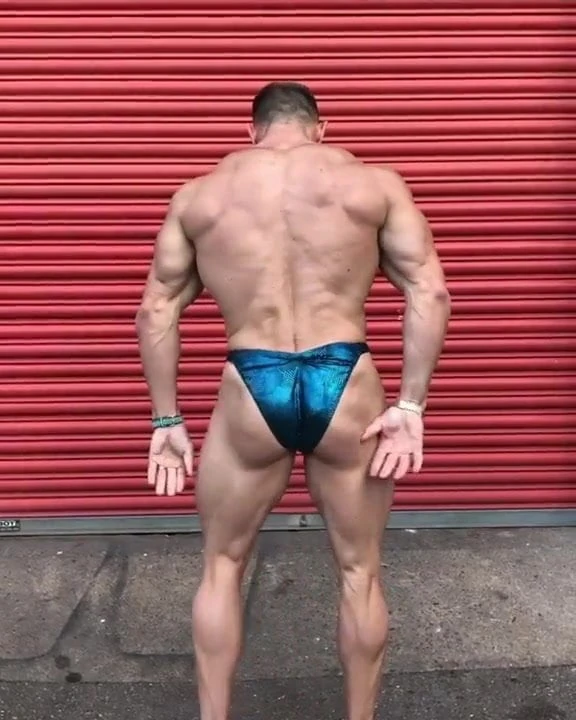 POSING OUTSIDE GYM