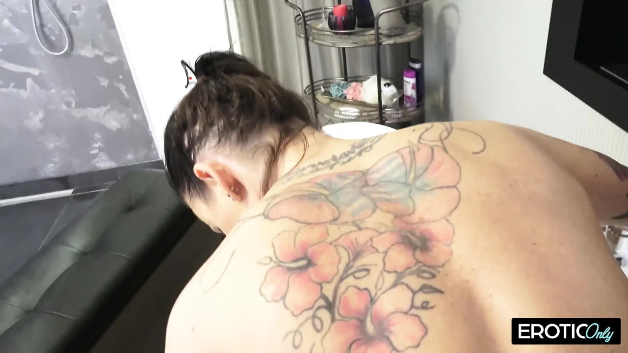 He Watches His Stepmother Take a Shower