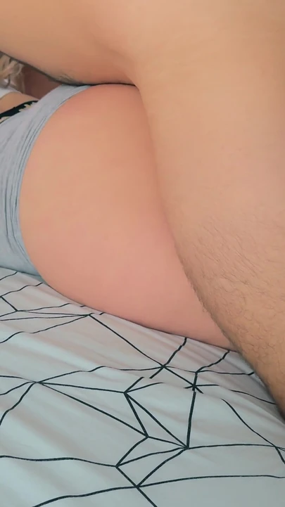 Must-see moment from "The first sex with my wife's thighs. Her huge body was just waiting for it"