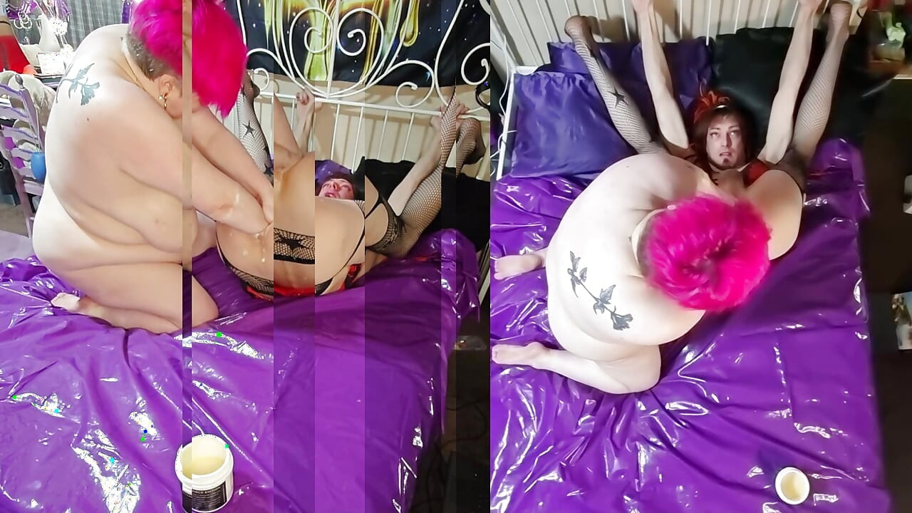 Jasmine_dlight & Pinky - BBW Fisting Doppio Il Mio Buco Da Troia E Mi Spalanca Il Suo Gape