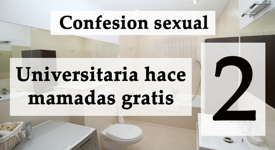 Confesión sexual: Ella mamando por vicio 2. Audio español.