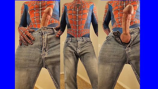 La grosse bite de Spiderman sur le plateau de cinéma de Spidey’s Web, partie 2...  Super héros Spiderman