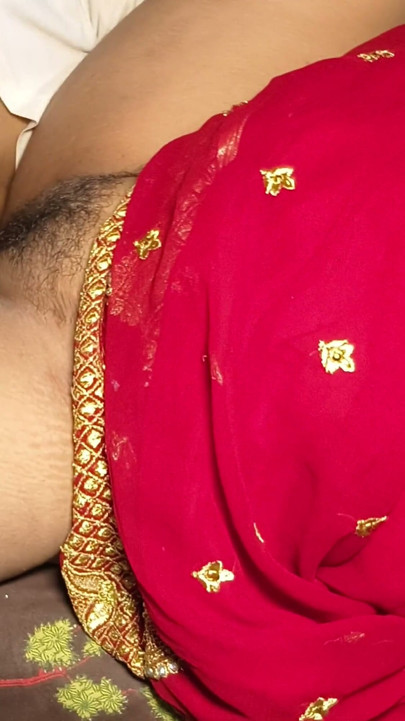India hermanastra folla duro en sari rojo follando rápido y duro