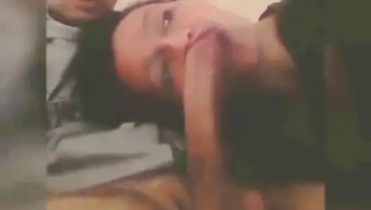 Das Mädchen Weiß, Wie Man Einen Großen Schwanz Lutscht