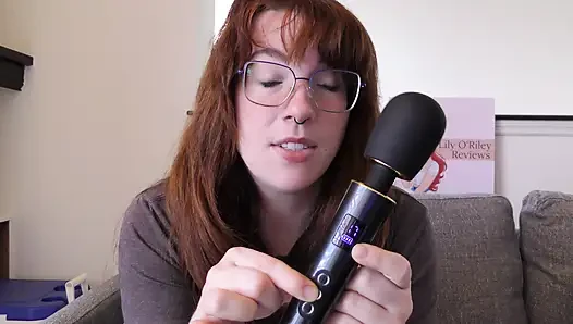 Ulasan NSFW tentang Tampilan Led Vibrating Wand Pro kompak dari funzze