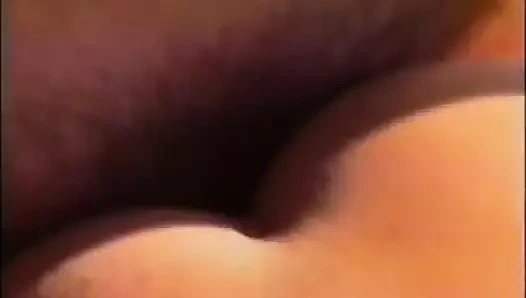 Beautiful babe pussy licking pussy fucking on the month