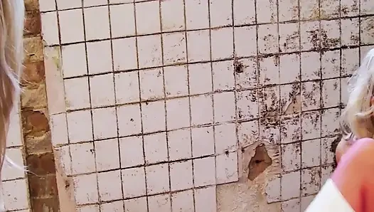Bunts on Fire Scene-1_a Pair of Busty Lesbian MILFs in Lingerie Masturbate Together in the Cell