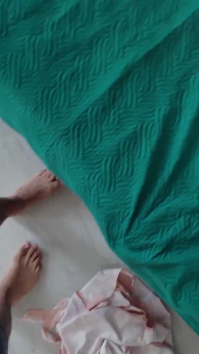 Powerful moment from "Part 2 - I hide in bed and catch her playing with her pussy"