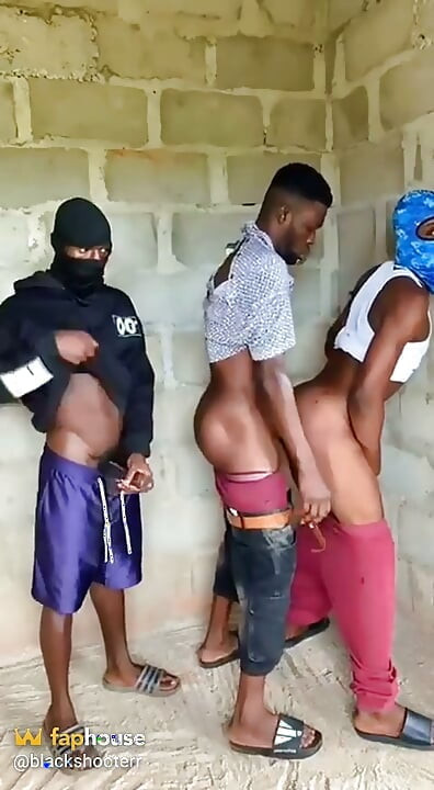 Three Straight Street Boyz Fucking in Uncomplicated Building..