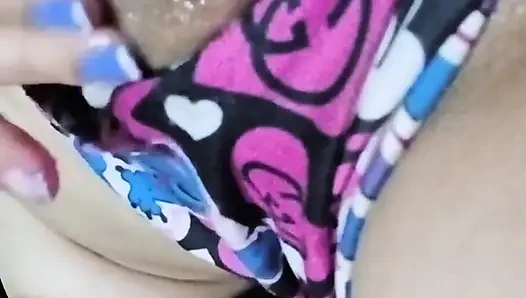 Don't Cum Inside, Please! Just Rub Your Creamy Pussy!