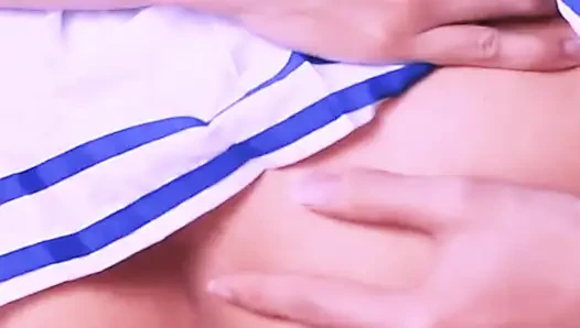 Greedy Friend: She sneaks out of the party to jump on her boyfriend's cock.