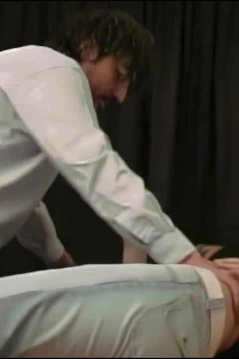 He Puts Her in the Stocks, Gets His Cock Sucked, and Then Fucks Her.