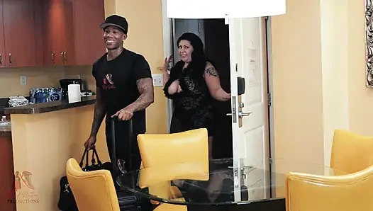 Latin MILF Drains Her Young Stud