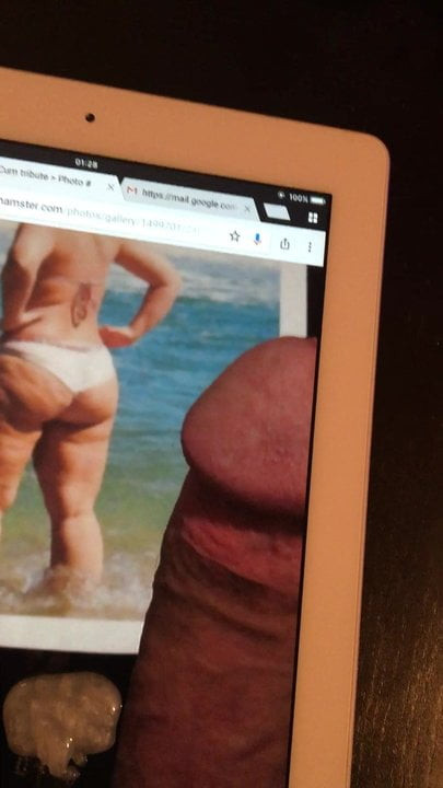 Cum tribute for big ass