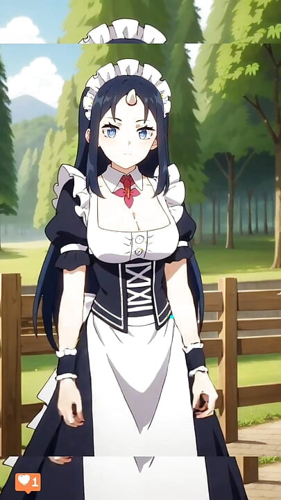 アニメの女の子たちが踊る