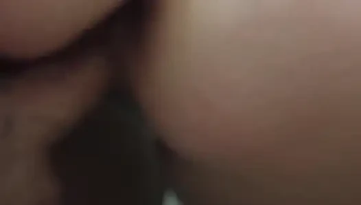 MILF Squeezed Cum From His Balls Into Her Sweet Pussy