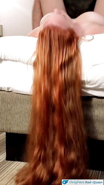 Getting Fucked with My Long Red Hair Draped to the Floor Bouncing and Swaying - Hair Fetish Video