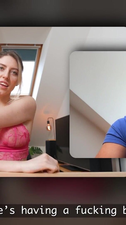 CUCK4K. Poranna rozmowa wideo zamienia się w oszukiwanie tuż przed swoim chłopakiem | Klip 2