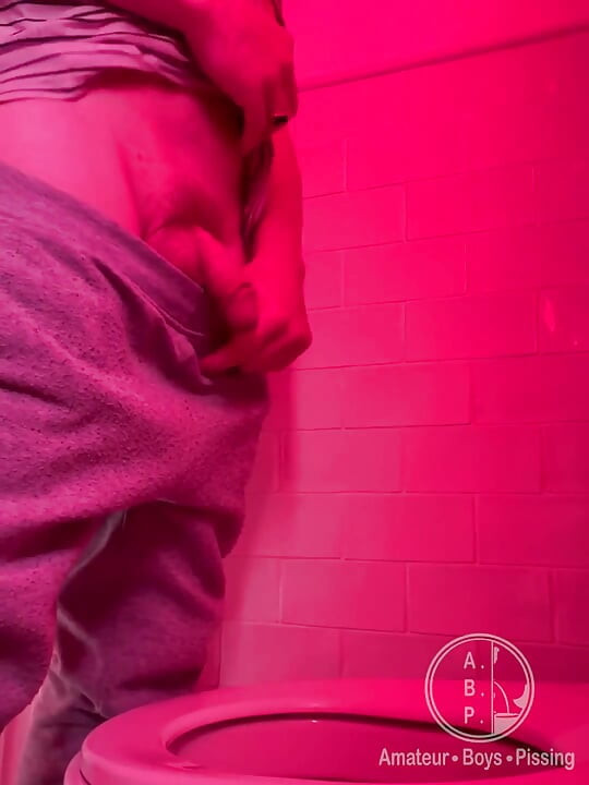 Amateur Sports Boy Caught Peeing