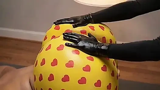 "Naughty Church Girl BBW Gets Seduced Oil Massage Face Down"