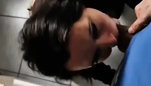 Facial and oral ejaculation