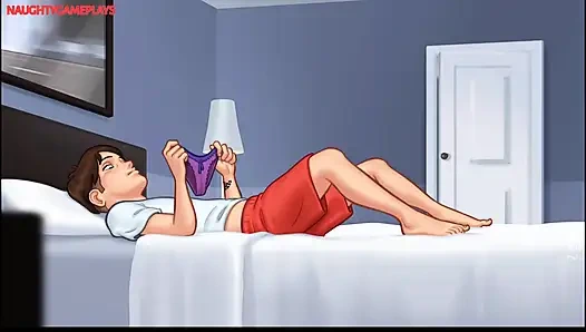 Yaz mevsimi efsanesi darkcookie'den bölüm 24 - sapık orta yaşlı seksi ev sahibinin külotuyla mastürbasyon yapmayı seviyor