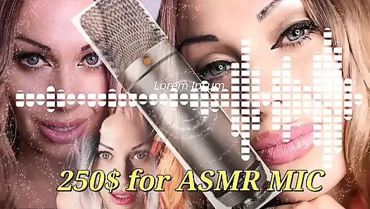 Bana profesyonel asmr mikrofon satın al ve hfo (büyüleyici) kliplerim tamamen farklı bir seviyeye gidecek!