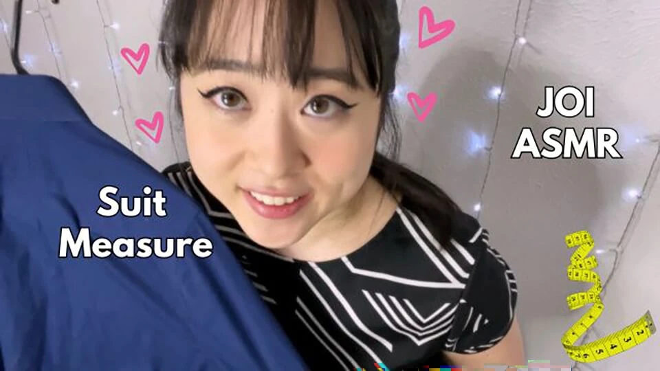 Got Measured for a Suit & Cum on her Ass -ASMR JOI
