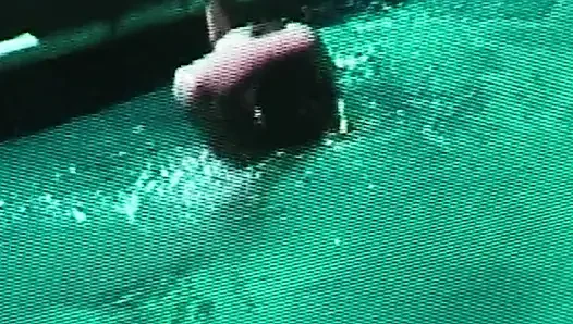 Weiße Panty Chroniken: Heißer Poolsex mit Blonder