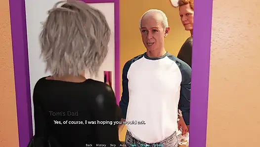 Tacos3-s3p2c - Szenen, in der sie nicht überspringen können: Teil 5 - Anne lutscht das personal der älteren sonnensalons und erzählt alles mit Tony