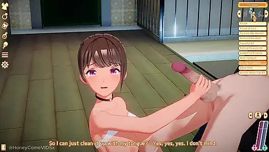 HoneyCome - Hostile Custom Character - Full sex at the pool with anal - Uncensored