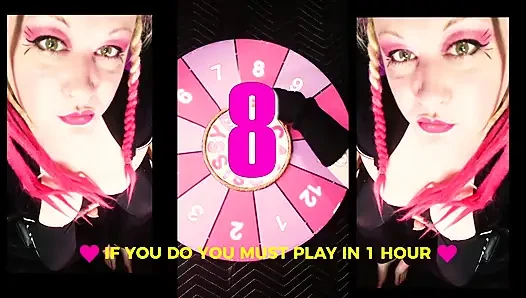 JOI Spin the Wheel Endurance Challenge Do Not Cum Till the End or Play Again