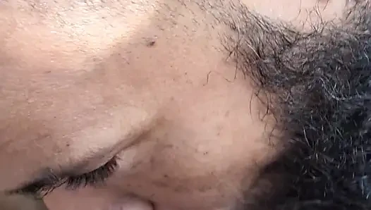 Caught on the trail: I met a guy and sucked his cock until I came in my mouth.