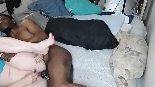 Getting my tiny twat pounded